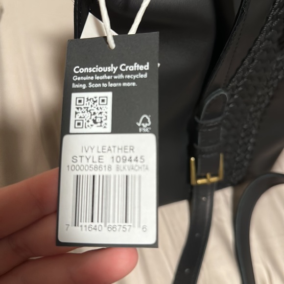 The sak Ivy bucket purse black vachetta leather - Picture 5 of 5